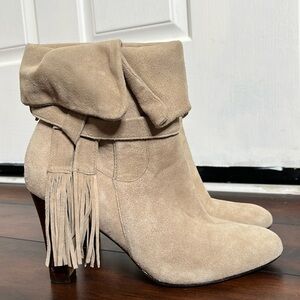 Johnston & Murphy Keaton  Leather Ankle Boots Size 7.5  Boho